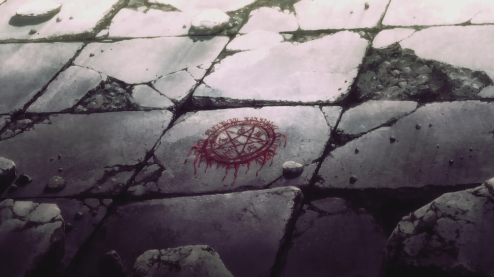 red star decor, Hellsing, blood HD wallpaper