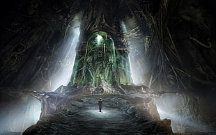 cave chamber game illustration