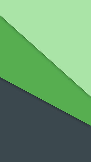 green and grey illustration HD wallpaper