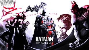 Batman Arkham City digital wallpaper
