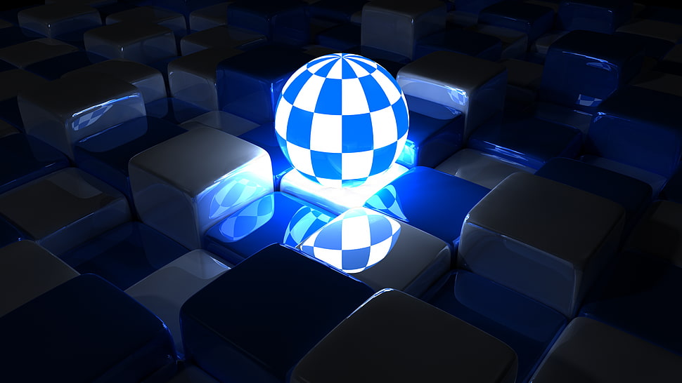 disco ball table lamp, Amiga, Commodore HD wallpaper