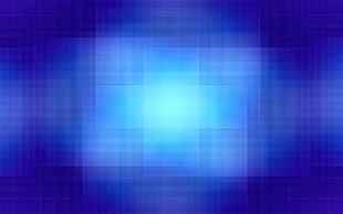 blue and teal digital wallpaper