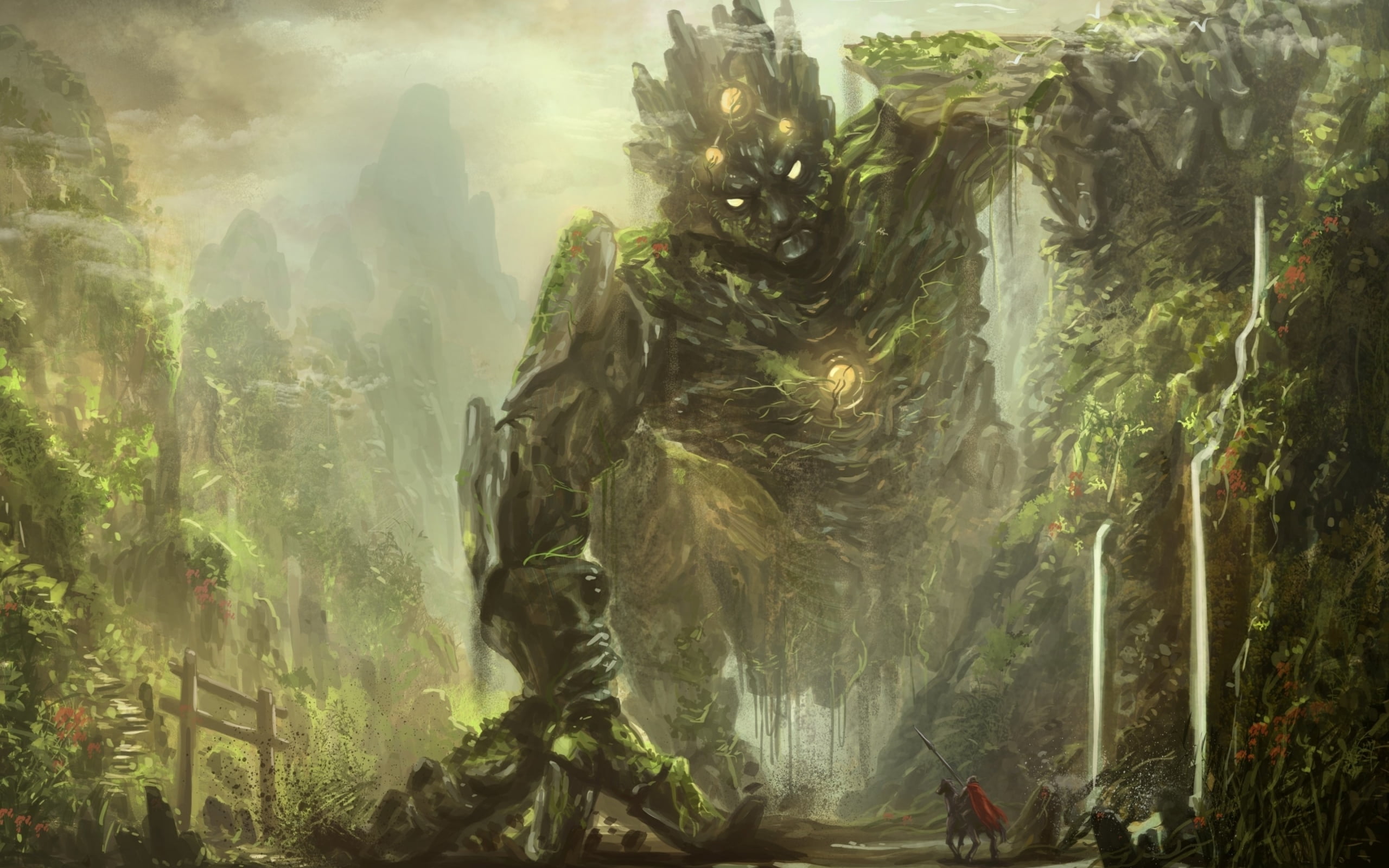 green Golem art