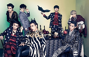 7-members boyband HD wallpaper