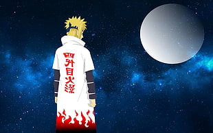 Naruto Uzumaki, Naruto Shippuuden, Hokage, anime, Namikaze Minato HD wallpaper