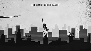 The Man in The High Castle illustration, The Man in the High Castle, New York City, Statue of Liberty HD wallpaper