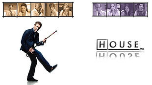House M.D. digital wallpaper, House, M.D., Hugh Laurie, Jennifer Morrison, Olivia Wilde