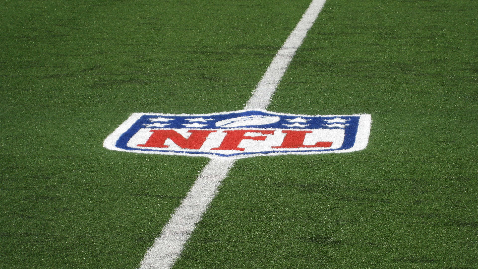 NFL football Field center logo