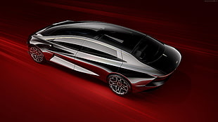 silver luxury car, Aston Martin Lagonda, Electric Cars, Geneva Motor Show 2018