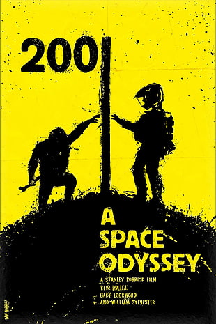 A Space Odyssey book, 2001: A Space Odyssey, Stanley Kubrick, space, monkey