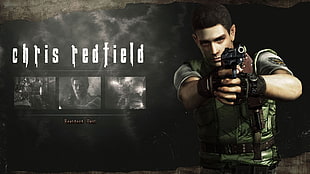 Chris Redfield digital wallpaper, Chris Redfield, Resident Evil HD Remaster, Resident Evil HD wallpaper