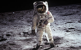 astronaut, astronaut, Moon, NASA, space HD wallpaper