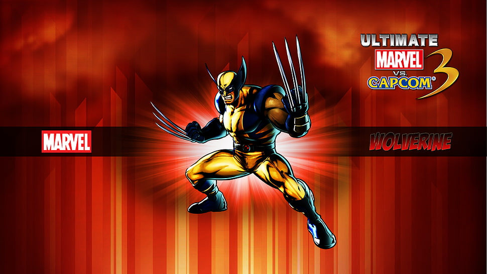 Marvel Wolverine wallpaper, Marvel vs. Capcom 3, Wolverine HD wallpaper