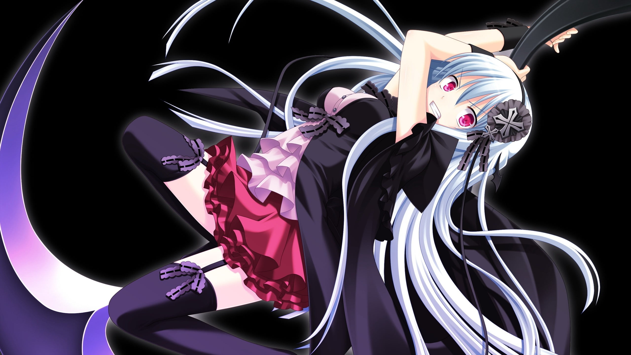 Gray Haired Female Anime Character Hd Wallpaper Wallpaper Flare 