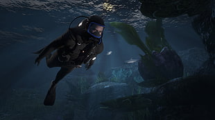 scuba diver, divers, Grand Theft Auto V, video games HD wallpaper