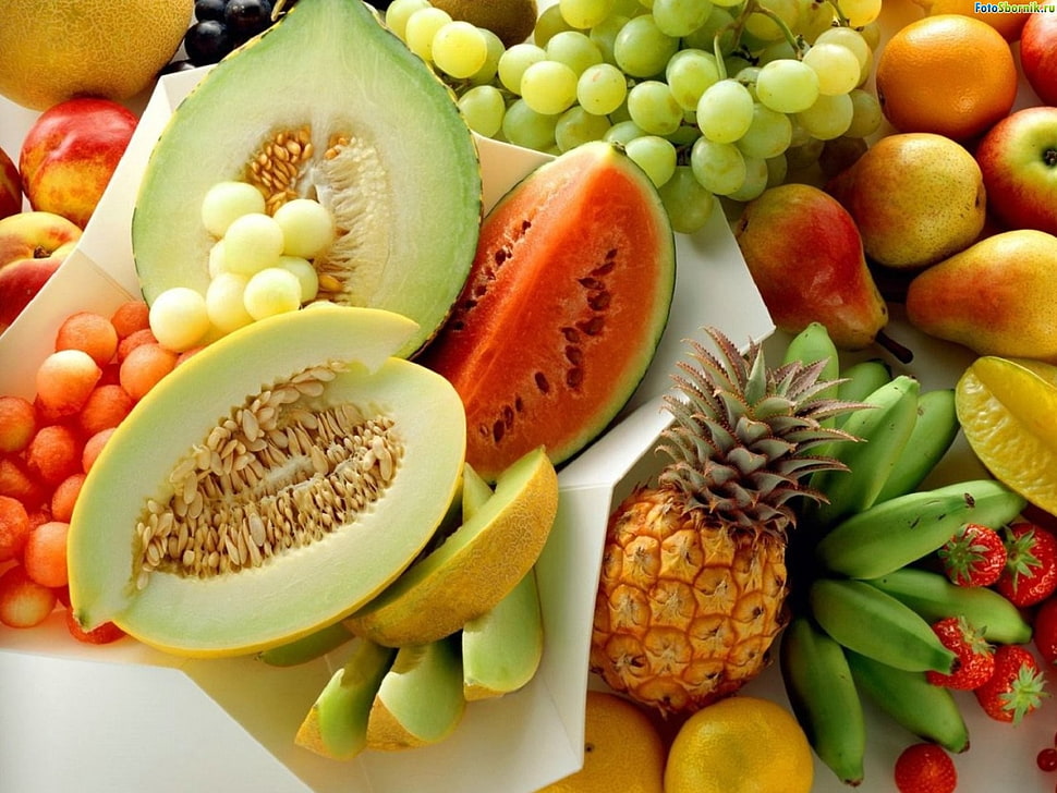 assorted fruits lot HD wallpaper