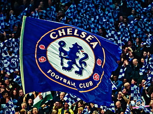 Chelsea Football Club banner HD wallpaper