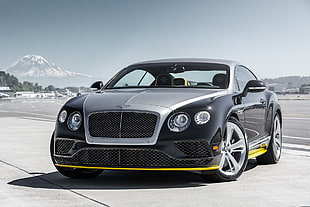 photography of black and gray Bentley Continental