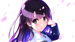 purple-haired female anime character, manga, Saenai Heroine no Sodatekata, Kato Megumi