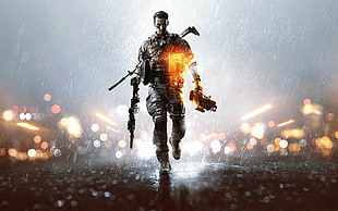 Call of Duty graphic wallpaper, Battlefield 4, Battlefield