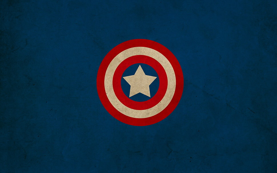 Captain America logo wallpaper HD wallpaper