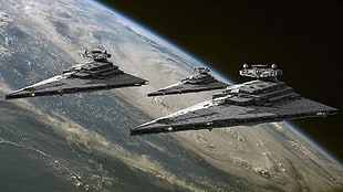 three gray jets, Star Wars HD wallpaper