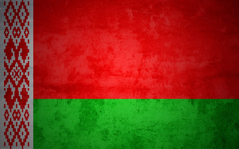 red and green textile HD wallpaper