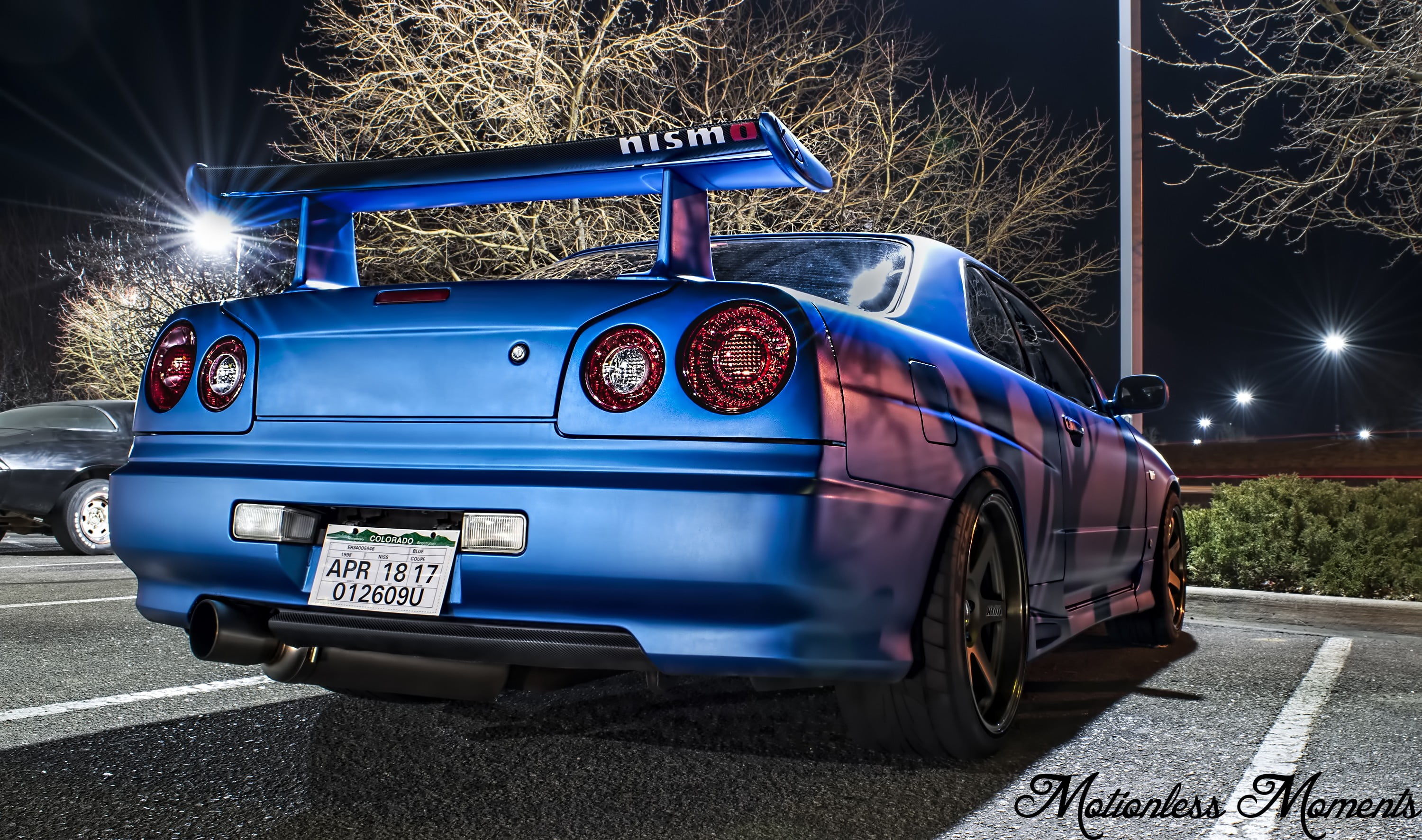 Blue Nissan Gt R Coupe Jdm Nissan Skyline Gt R R34 Car Hd Wallpaper Wallpaper Flare
