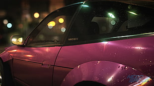 purple car, Need for Speed, racing, car, video games HD wallpaper