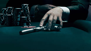 black pistol, James Bond, Casino Royale, movies