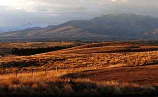 brown mountains during daytime HD wallpaper