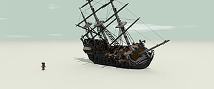 galleon ship illustration, LEGO