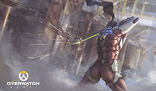 Overwatch wallpaper, Overwatch, sword