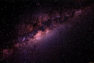 milky way sky, space, universe, stars HD wallpaper