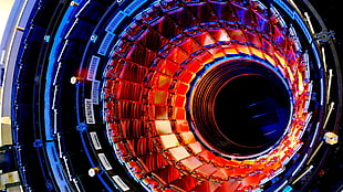 red and blue portal, Large Hadron Collider