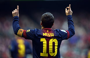 Lionel Andres Messi facing back HD wallpaper