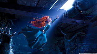 Disney Brave digital wallpaper, movies, Brave, Disney, animated movies