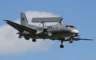 gray plane, warplanes, military, S 100B Argus, military aircraft HD wallpaper