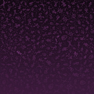 purple digital wallpaper, tapet, material style, simple, colorful