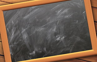 black chalkboard