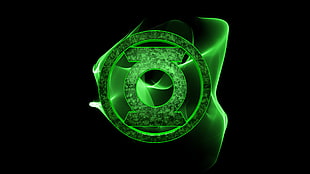 Green Lantern logo, DC Comics, Green Lantern, green