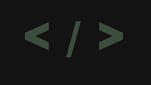</> text, web development, minimalism