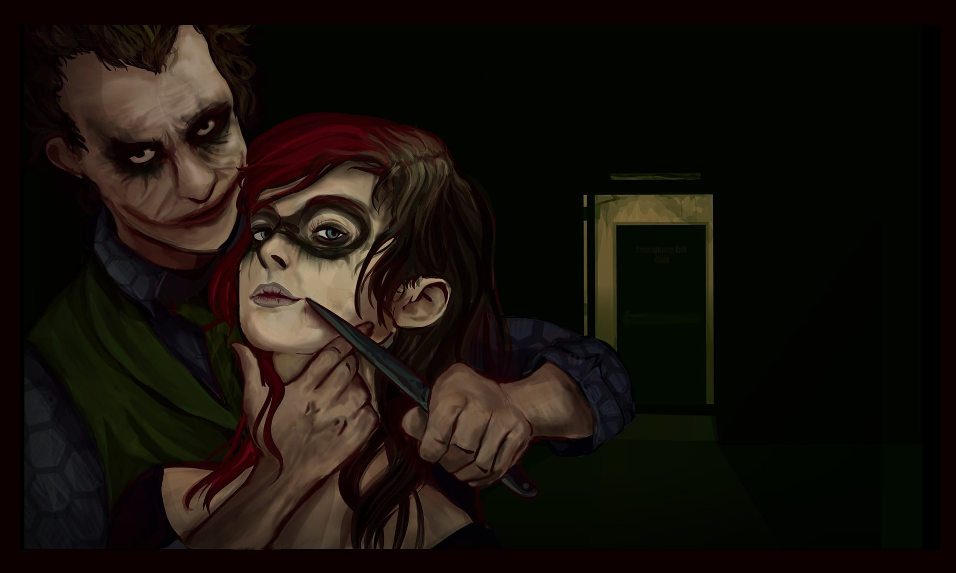 illustration of Joker and Harley Quinn