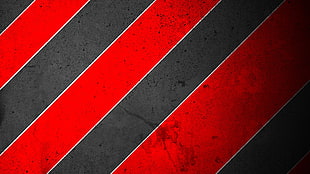 red, white and gray pedestrian lane