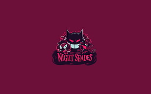 Night Shades stickr, Pokémon, Gengar, Gastly, Haunter HD wallpaper