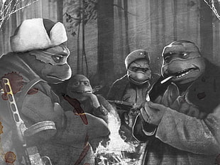 Teenage Mutant Ninja Turtle poster HD wallpaper