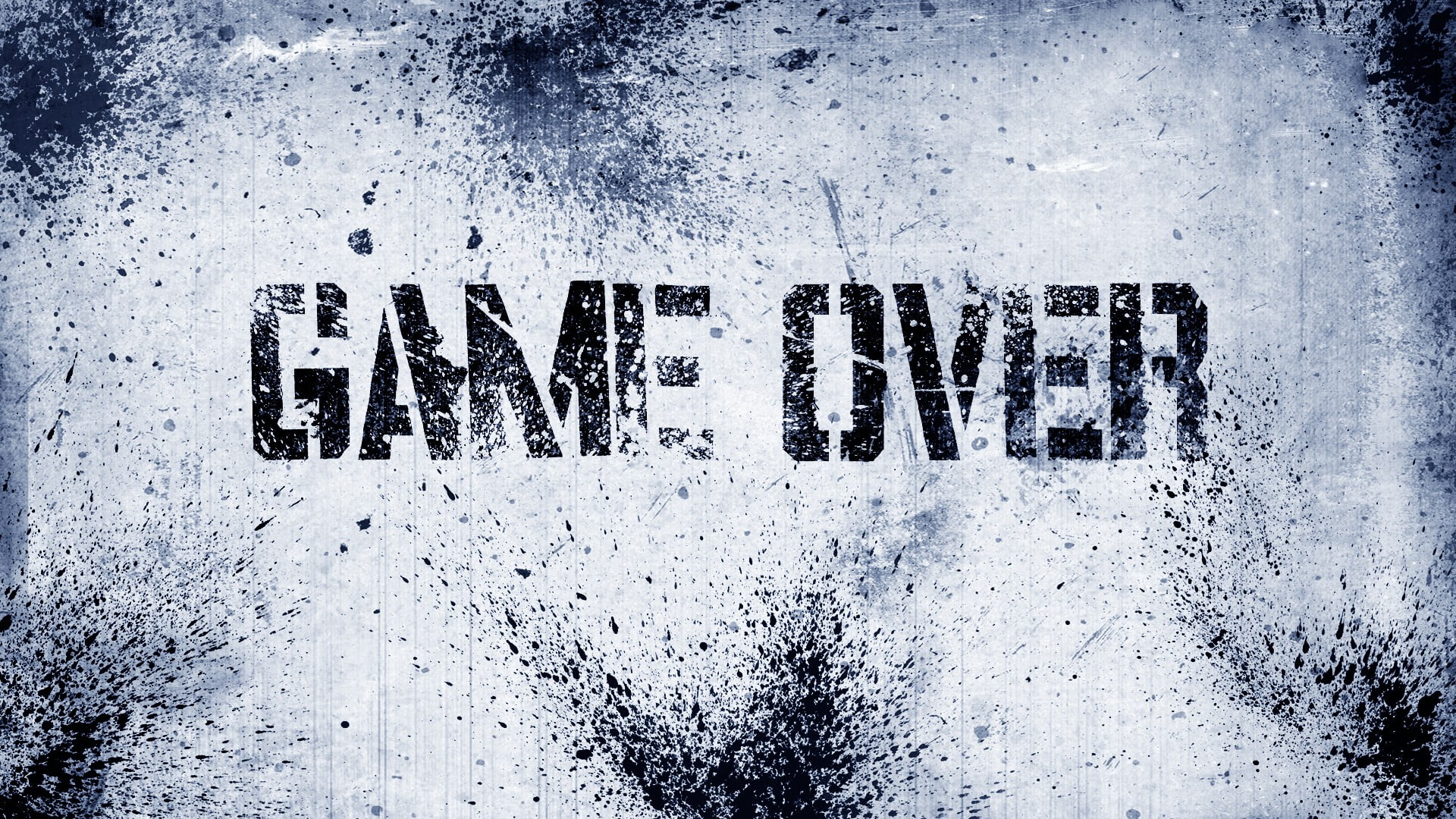 Game Over Text Game Over Text Hd Wallpaper Wallpaper Flare
