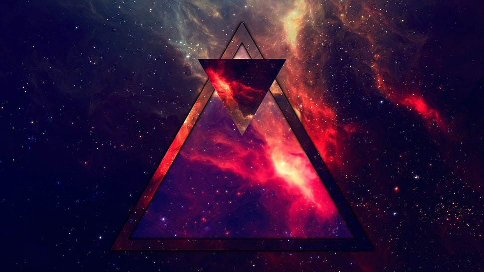 trigonometry nebula graphic wallpaper HD wallpaper