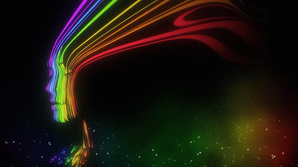 multicolored wallpaper, spectrum, texture HD wallpaper