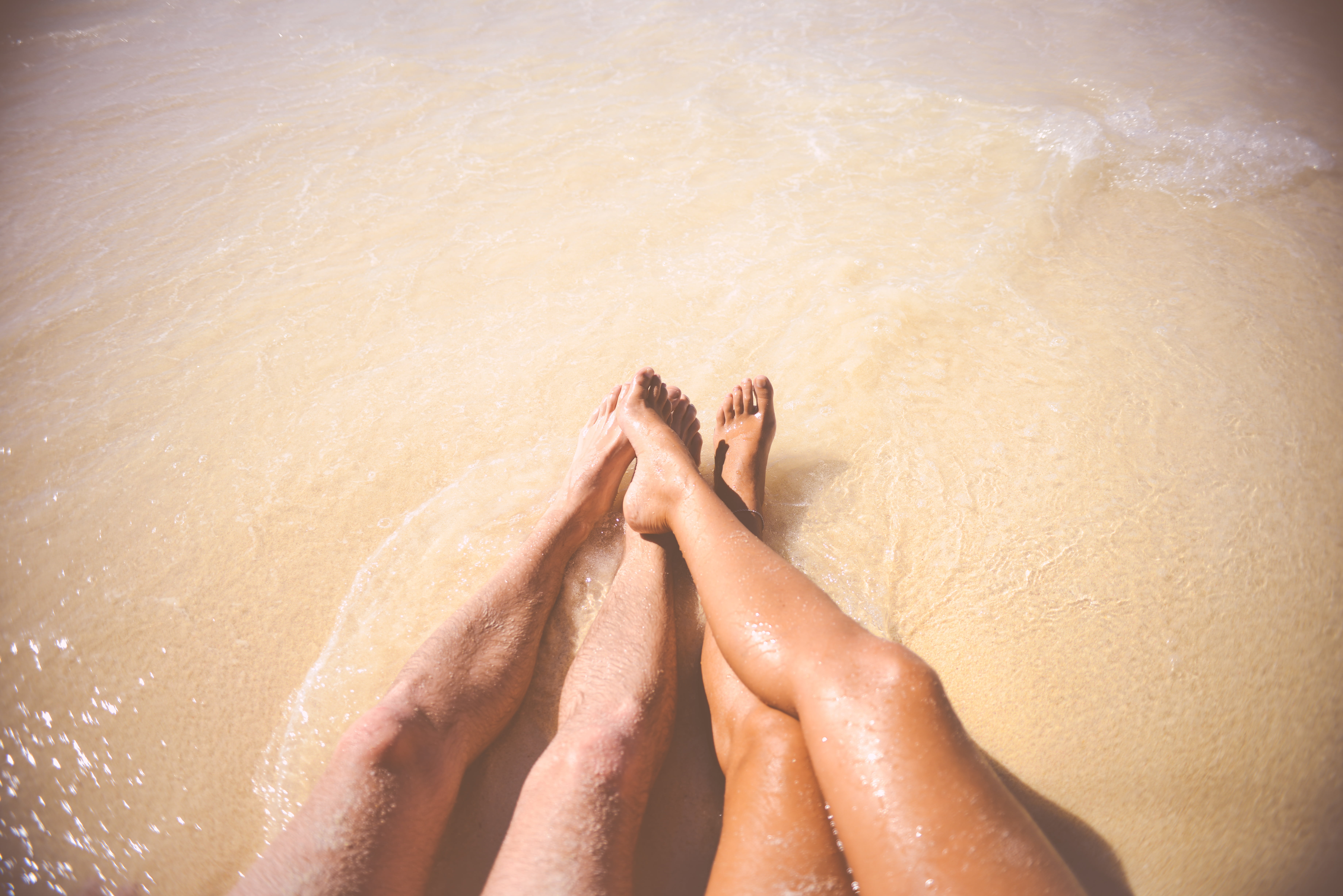 sea, beach, vacation, couple